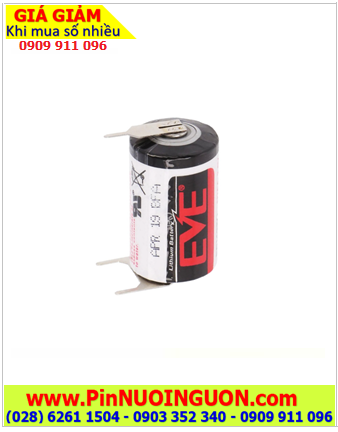 EVE ER14250 (chân thép 3 chấu hàn), Pin nuôi nguồn EVE ER14250 lithium 3.6V 1/2AA 1200mAh